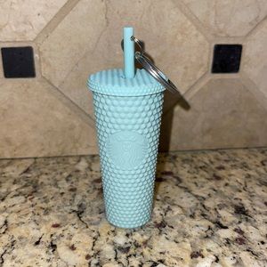 Starbucks Christmas 2021 Mini Studded MINT GREEN Ornament Key Chain No box